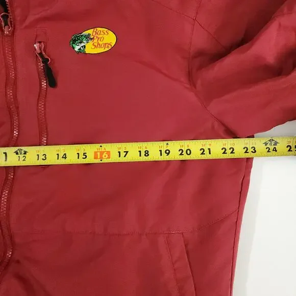 Bass Pro Shop‎ Tourney Trail Jacket Red Size Small - Picture 7 of 7